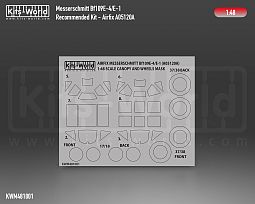 Kitsworld Kitsworld 1:48 Paint Mask Messerschmitt Bf109E-1/E-3/E-4 